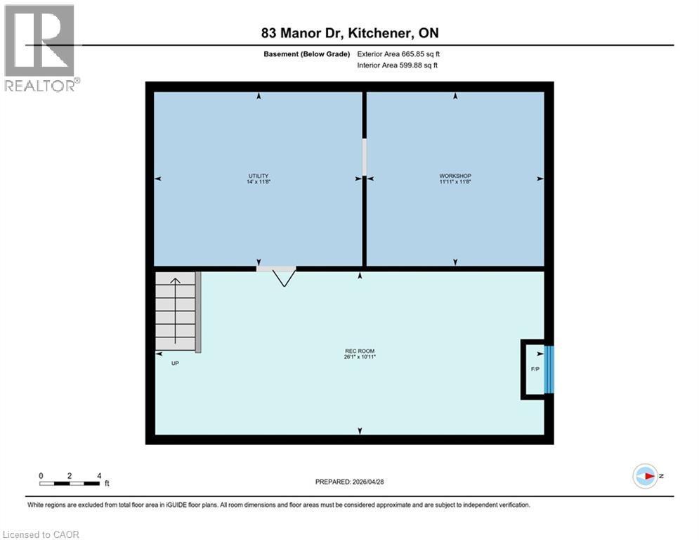 Floor plan - 83 Manor Drive, Kitchener, ON - Other