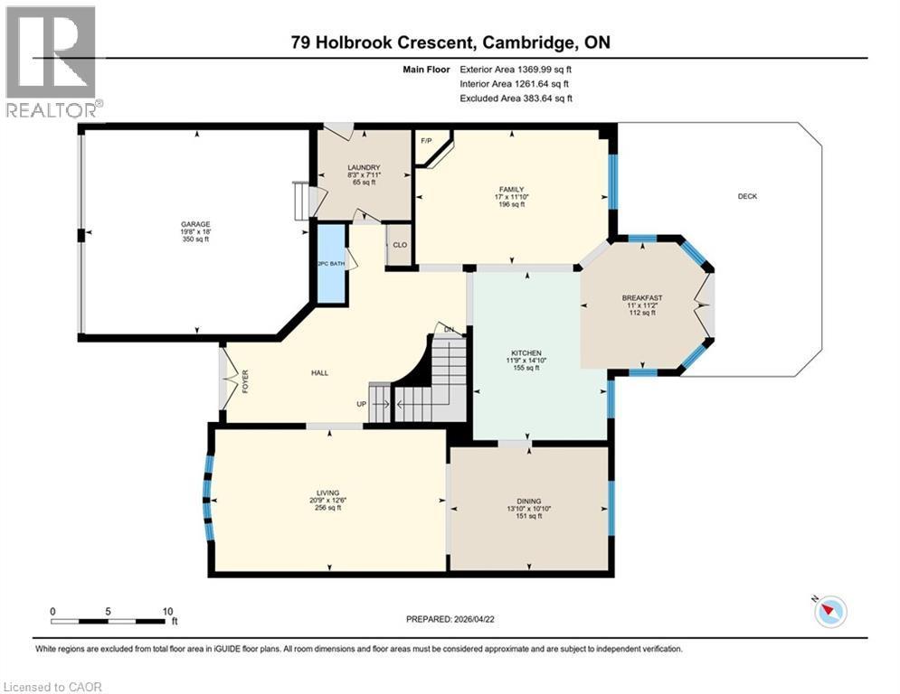 Floor plan - 79 Holbrook Crescent, Cambridge, ON - Other