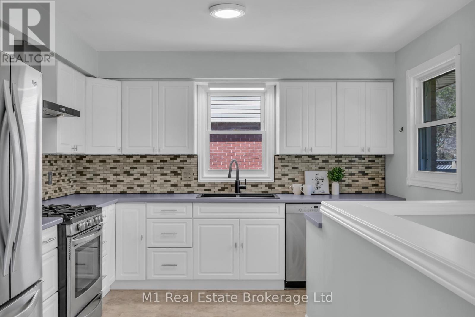 96 Siebert Avenue, Kitchener, ON - Indoor Photo Showing Kitchen With Double Sink