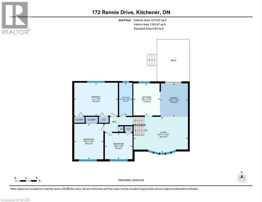 Floor plan - 172 Rennie Drive, Kitchener, ON - Other