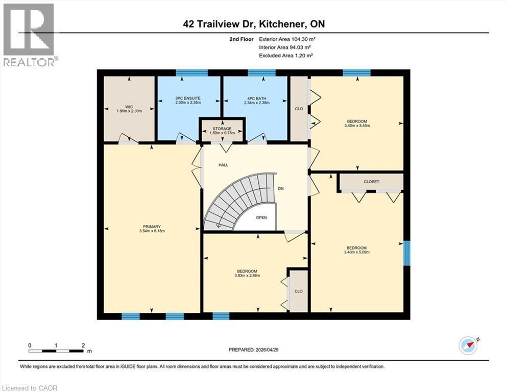 Lower level featuring drop ceiling, recessed lighting, and mixed flooring with carpet and tile - 42 Trailview Drive, Kitchener, ON - Indoor Photo Showing Other Room