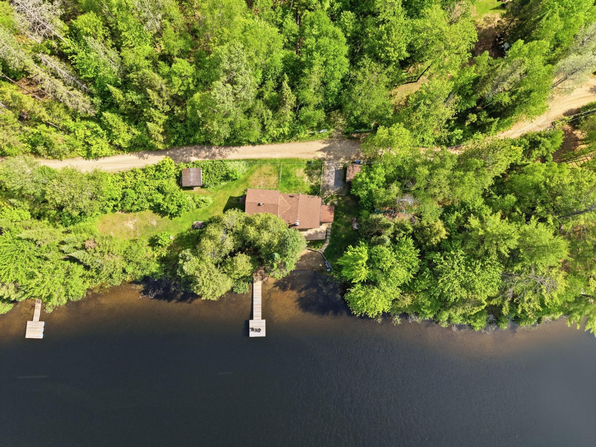 Aerial View - 129 Ch. Laporte, Val-Des-Bois, QC