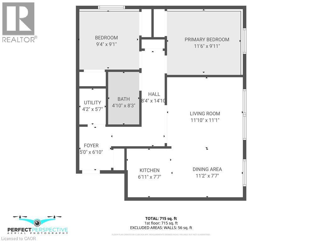 floor plan of the Unit 101 - 60 Donly Drive S Unit# 101, Simcoe, ON - Other