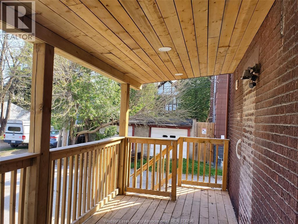 348 Caroline, Windsor, ON - Outdoor With Deck Patio Veranda With Exterior