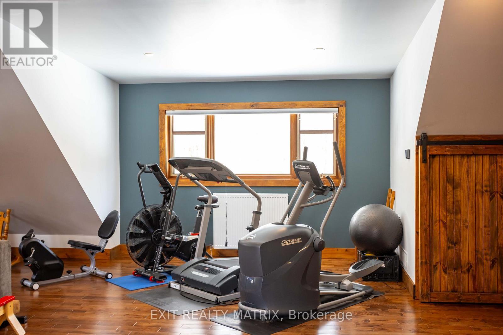 2191 Cassburn Road, Champlain, ON - Indoor Photo Showing Gym Room