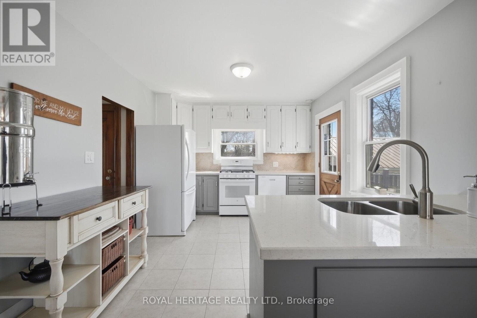 2203 Highway #2, Clarington, ON - Indoor Photo Showing Kitchen With Double Sink