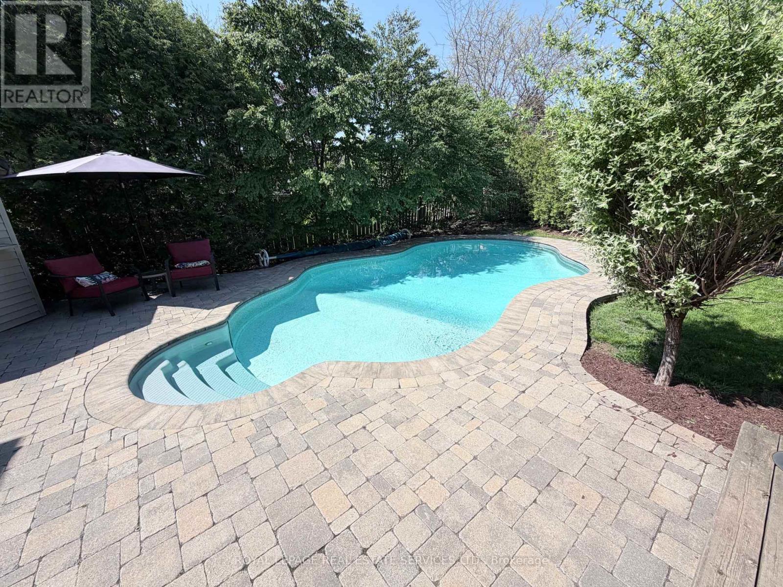 1279 Old English Lane, Oakville, ON - Outdoor With In Ground Pool With Deck Patio Veranda With Backyard