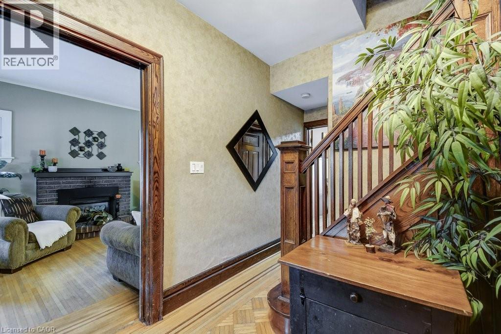 46 Sherman Avenue S, Hamilton, ON - Indoor With Fireplace