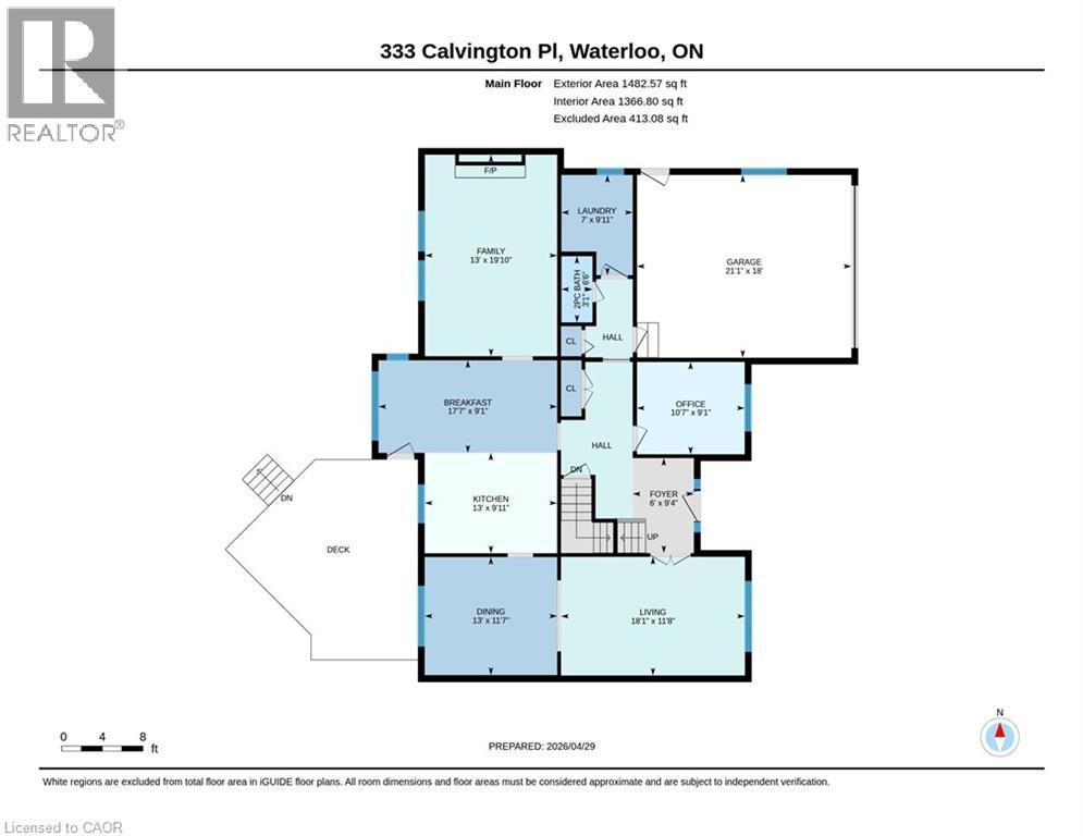 Floor plan - 333 Calvington Place, Waterloo, ON - Other