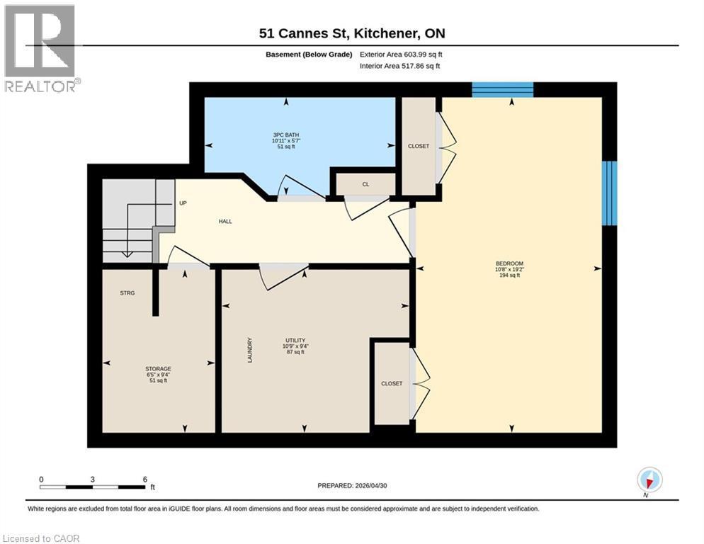 Basement - 51 Cannes Street, Kitchener, ON - Other