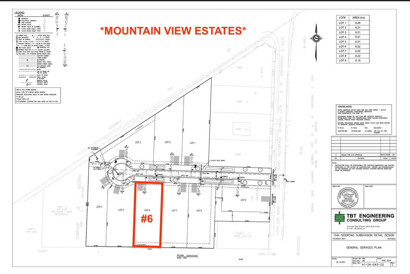 Lot #6 Mountain View Dr., Thunder Bay, ON