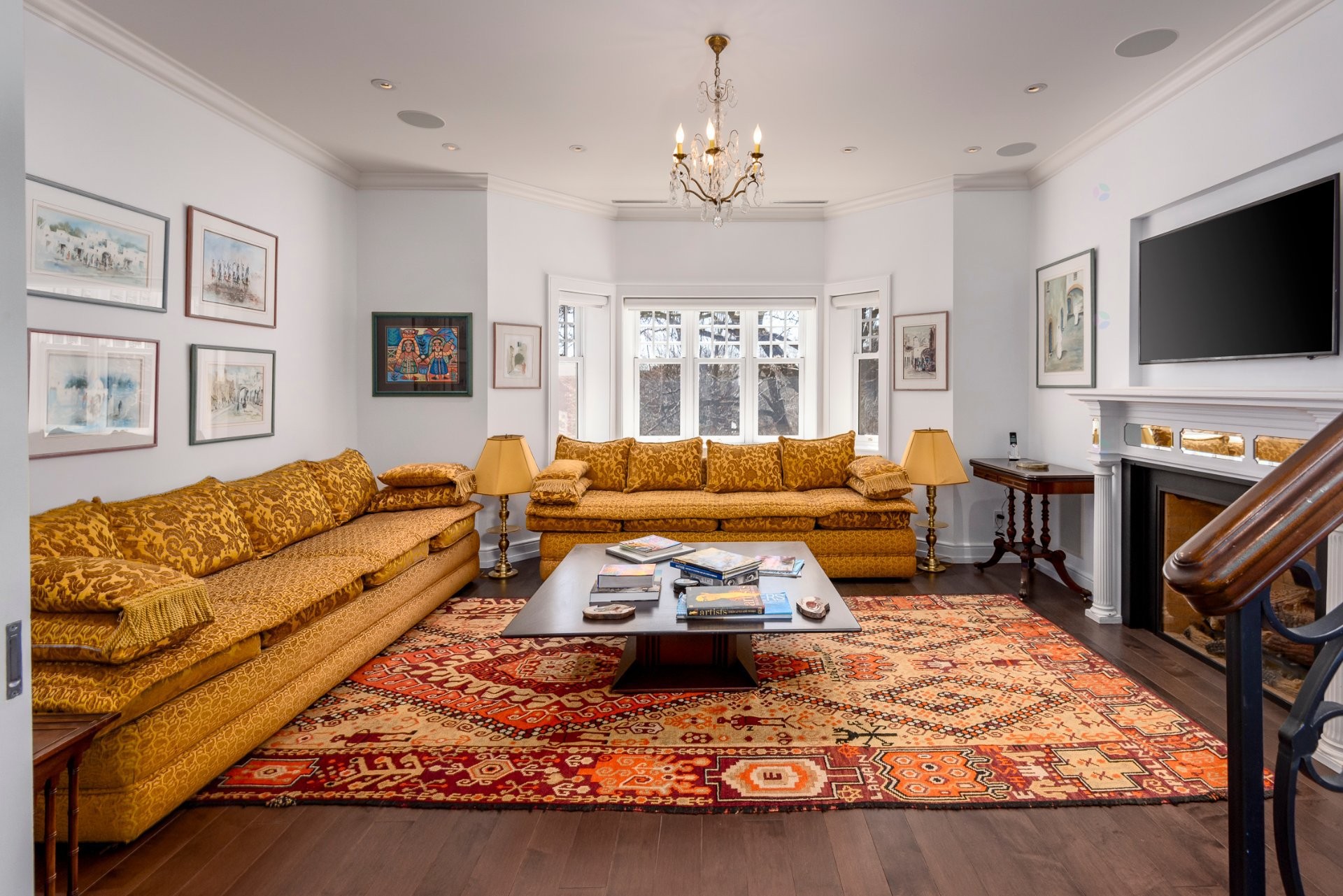 Boudoir - 667 Av. Belmont, Westmount, QC - Indoor Photo Showing Living Room