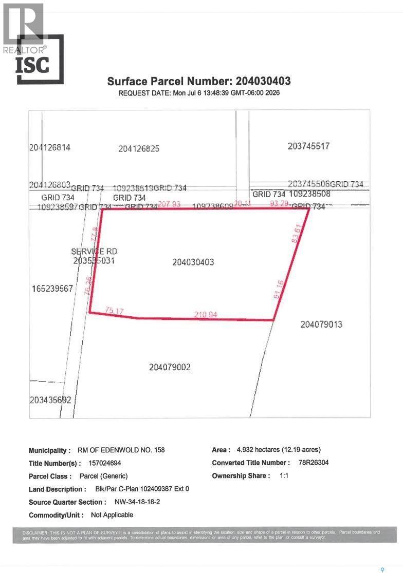 Lazeski Acreage, Edenwold Rm No.158, SK