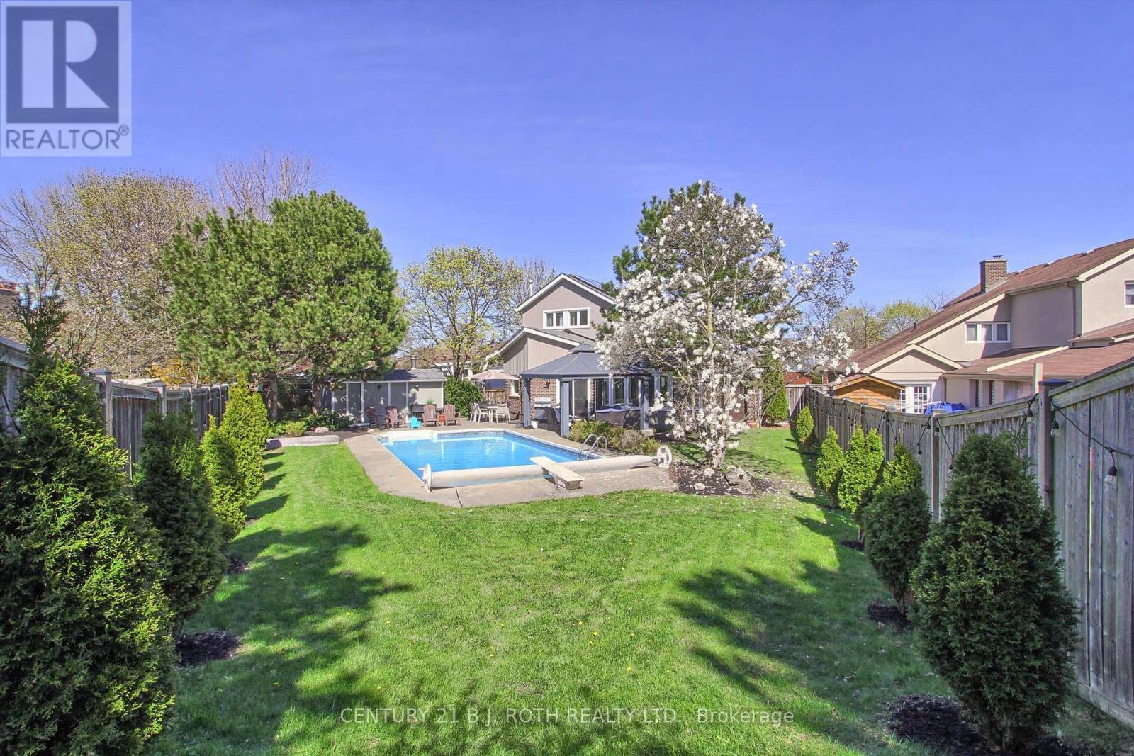 2931 Saint Malo Circle, Mississauga, ON - Outdoor With In Ground Pool With Backyard
