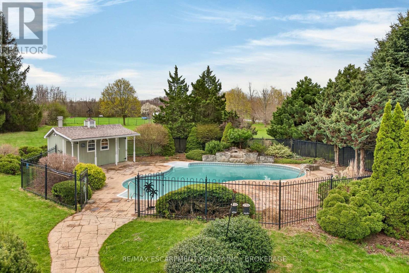 5114 Mount Nemo Crescent, Burlington, ON - Outdoor With In Ground Pool With Backyard