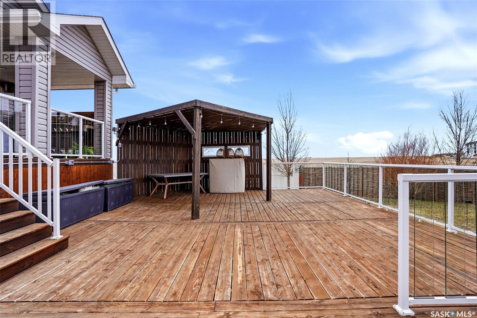 6849 Maple Vista Drive, Regina, SK - Outdoor With Deck Patio Veranda With Exterior