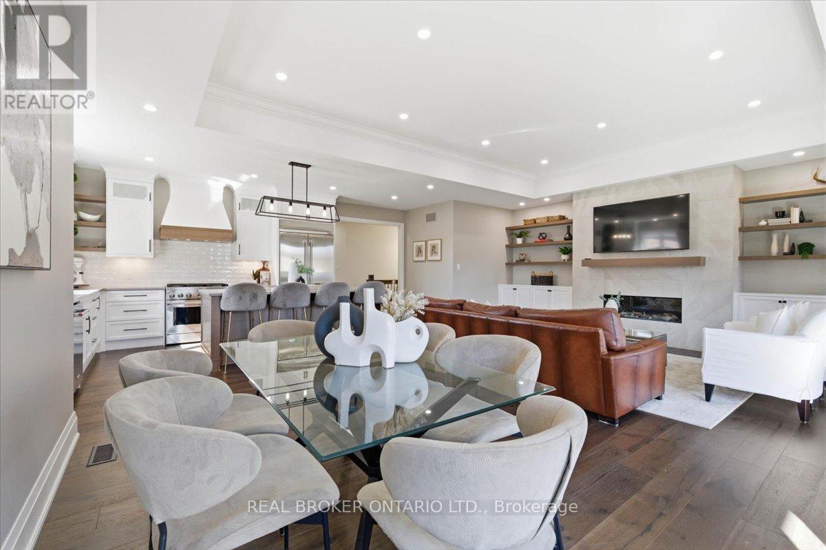 15 Langton Drive, Kitchener, ON - Indoor Photo Showing Living Room With Fireplace