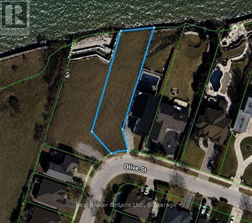 Property of boundary map - 136A Olive Street, Grimsby (Grimsby Beach), ON