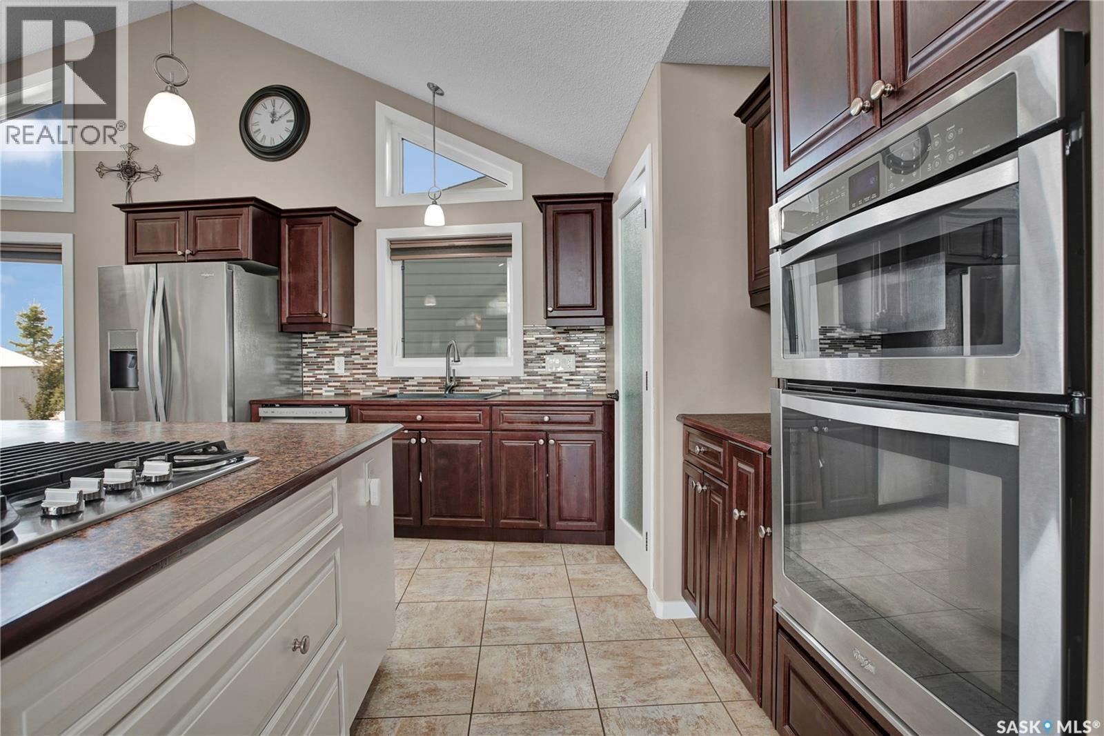 48 Mawson Drive, Shields, SK - Indoor Photo Showing Kitchen With Stainless Steel Kitchen With Double Sink