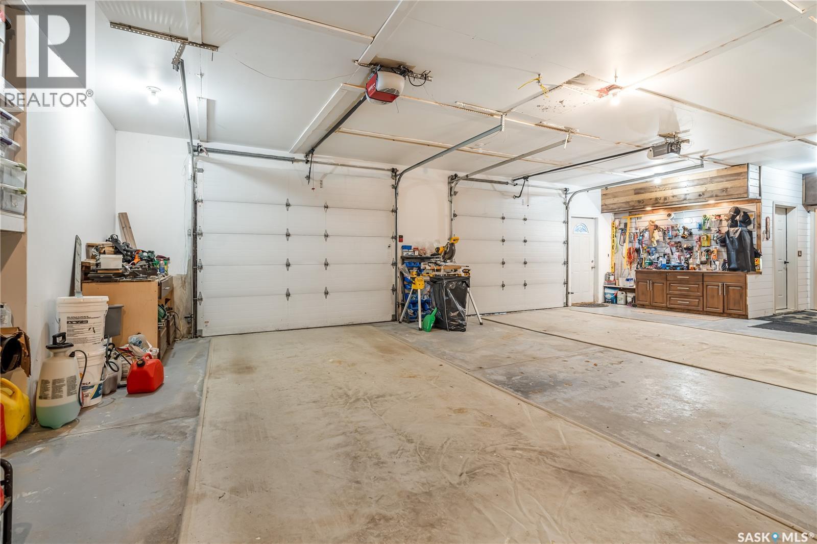 244 Moose Road, Crooked Lake, SK - Indoor Photo Showing Garage