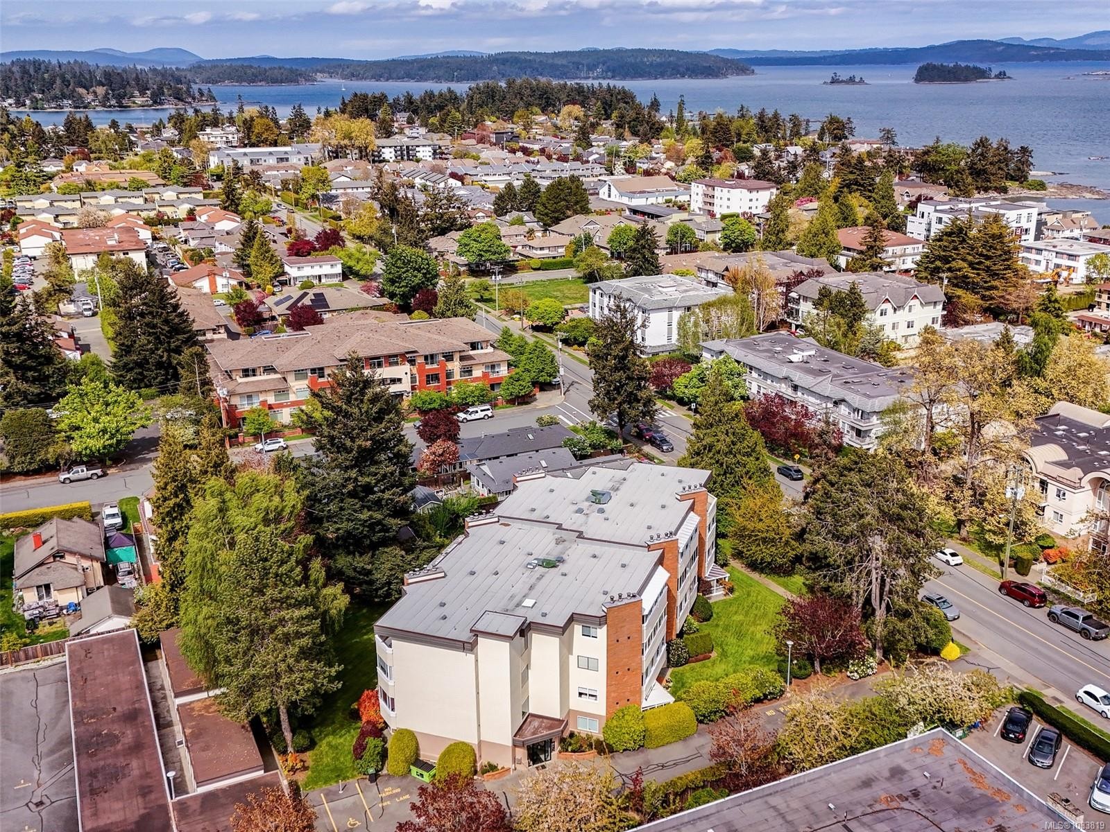 #301-9900 Fifth St, Sidney, BC - Outdoor With Body Of Water With View