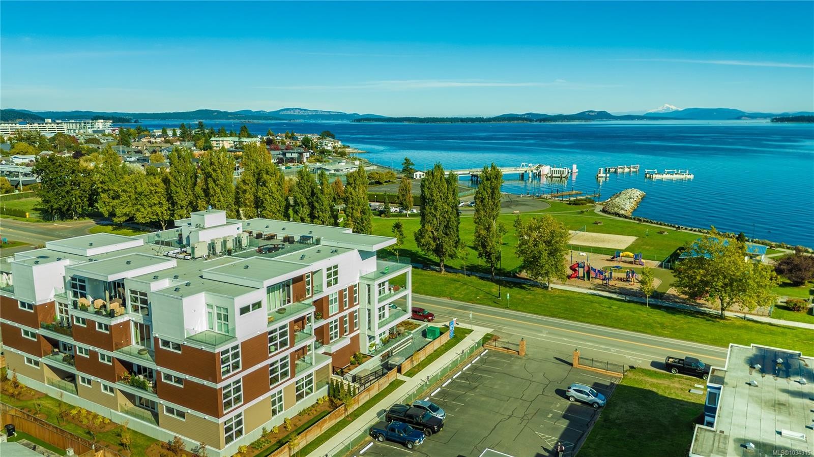 #206-9570 Fifth St, Sidney, BC - Outdoor With Body Of Water With View