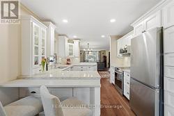 Beautiful kitchen with pot lights -