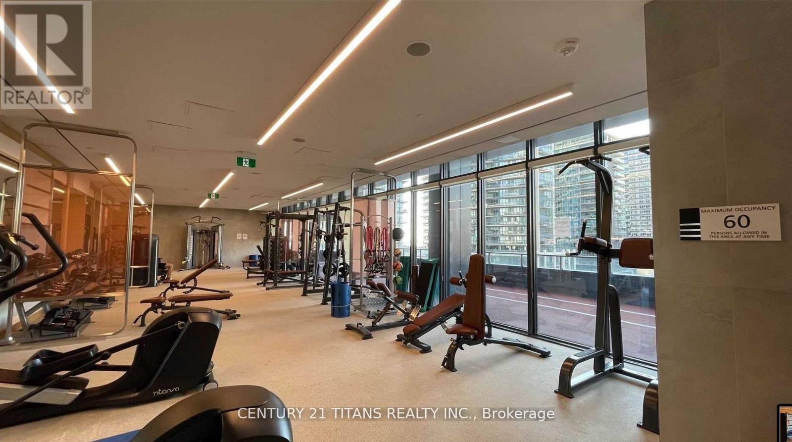 1922 - 19 Western Battery Road, Toronto, ON - Indoor Photo Showing Gym Room