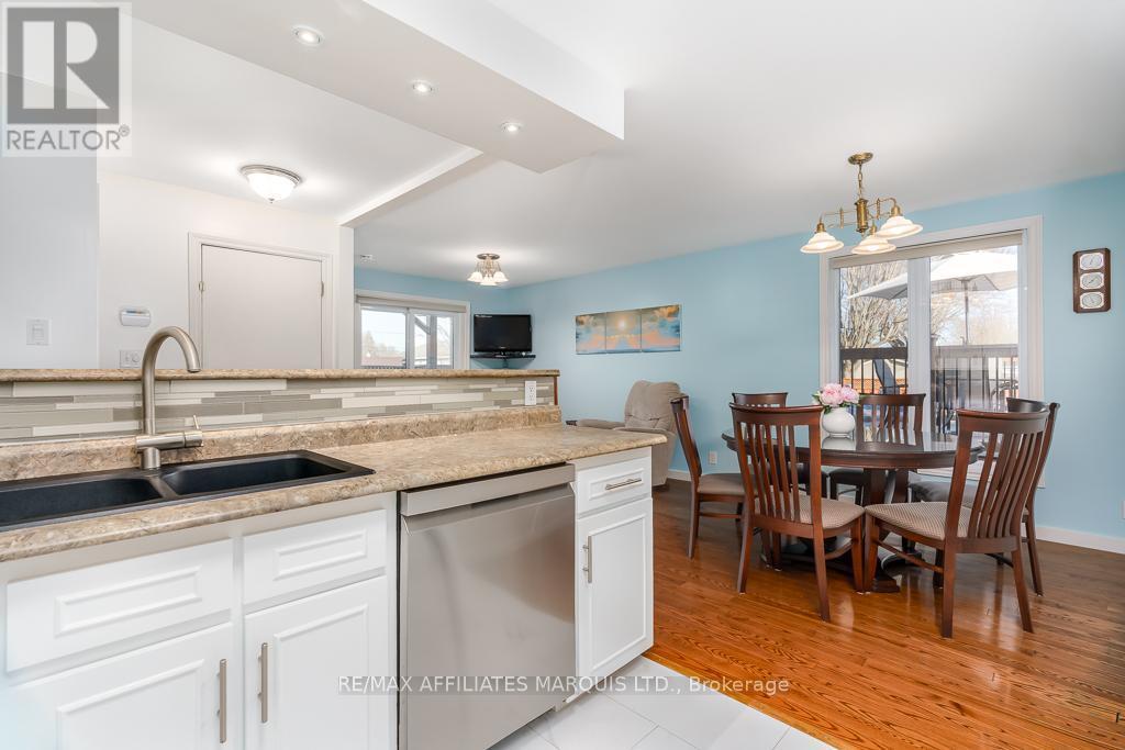 Kitchen with dining and living room views. - 1503 Second Street E, Cornwall, ON - Indoor