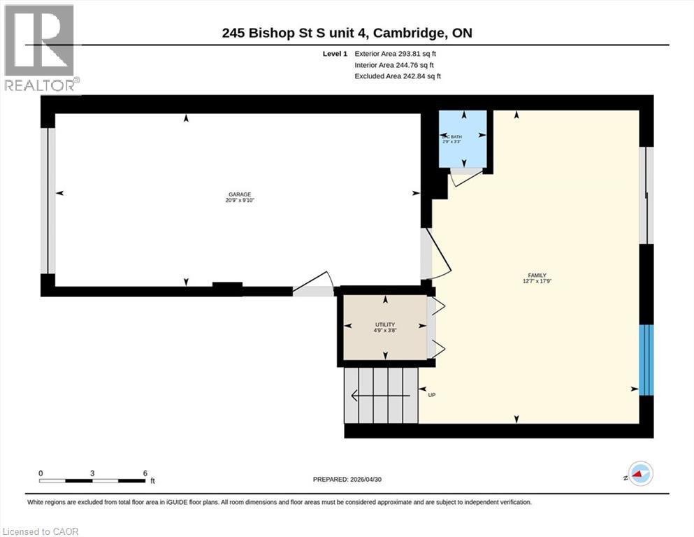 245 Bishop Street S Unit# 4, Cambridge, ON - Outdoor With Body Of Water With View