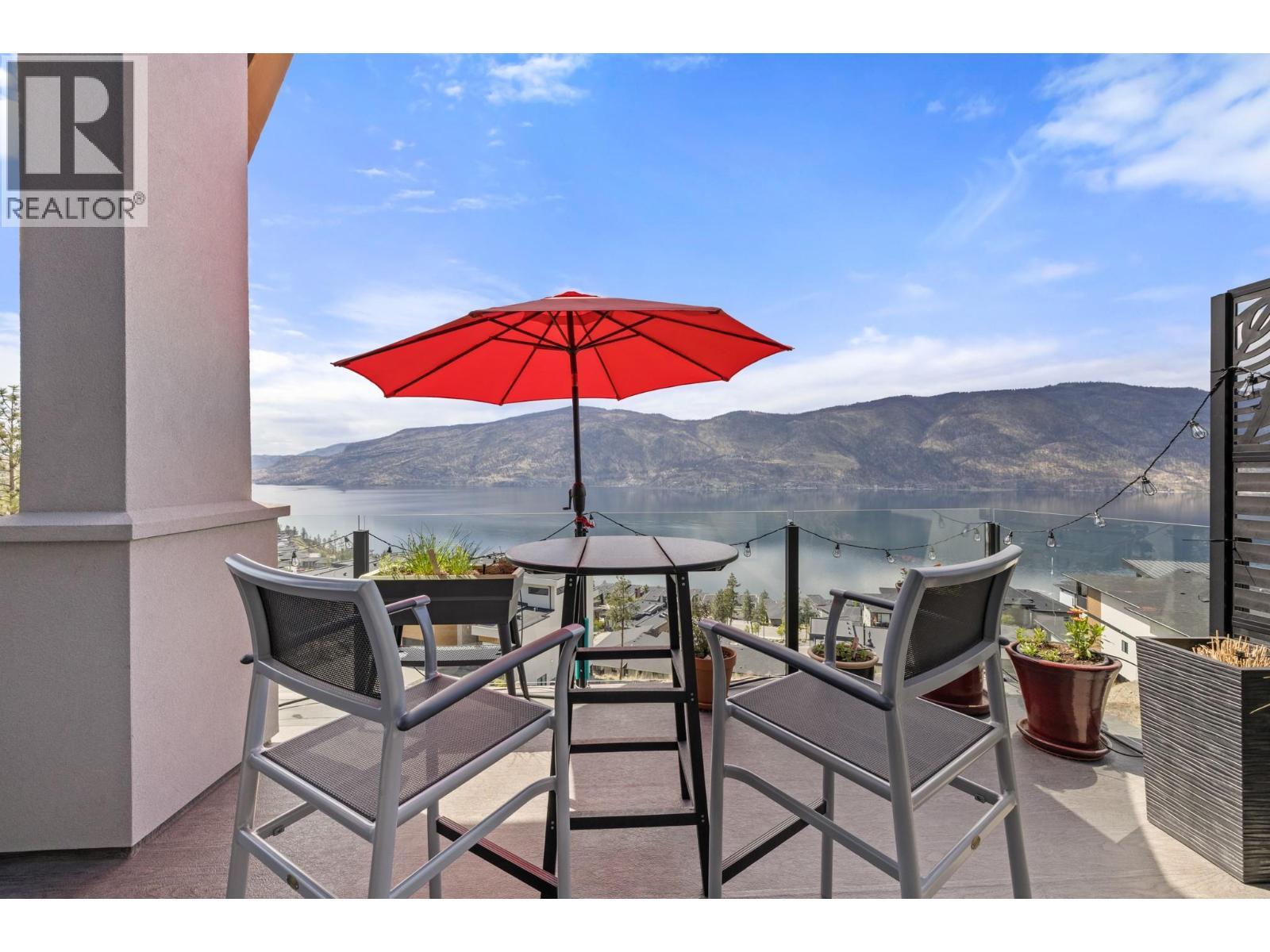 Upper deck - 3663 Mckinley Beach Drive, Kelowna, BC - Outdoor With Body Of Water With Exterior