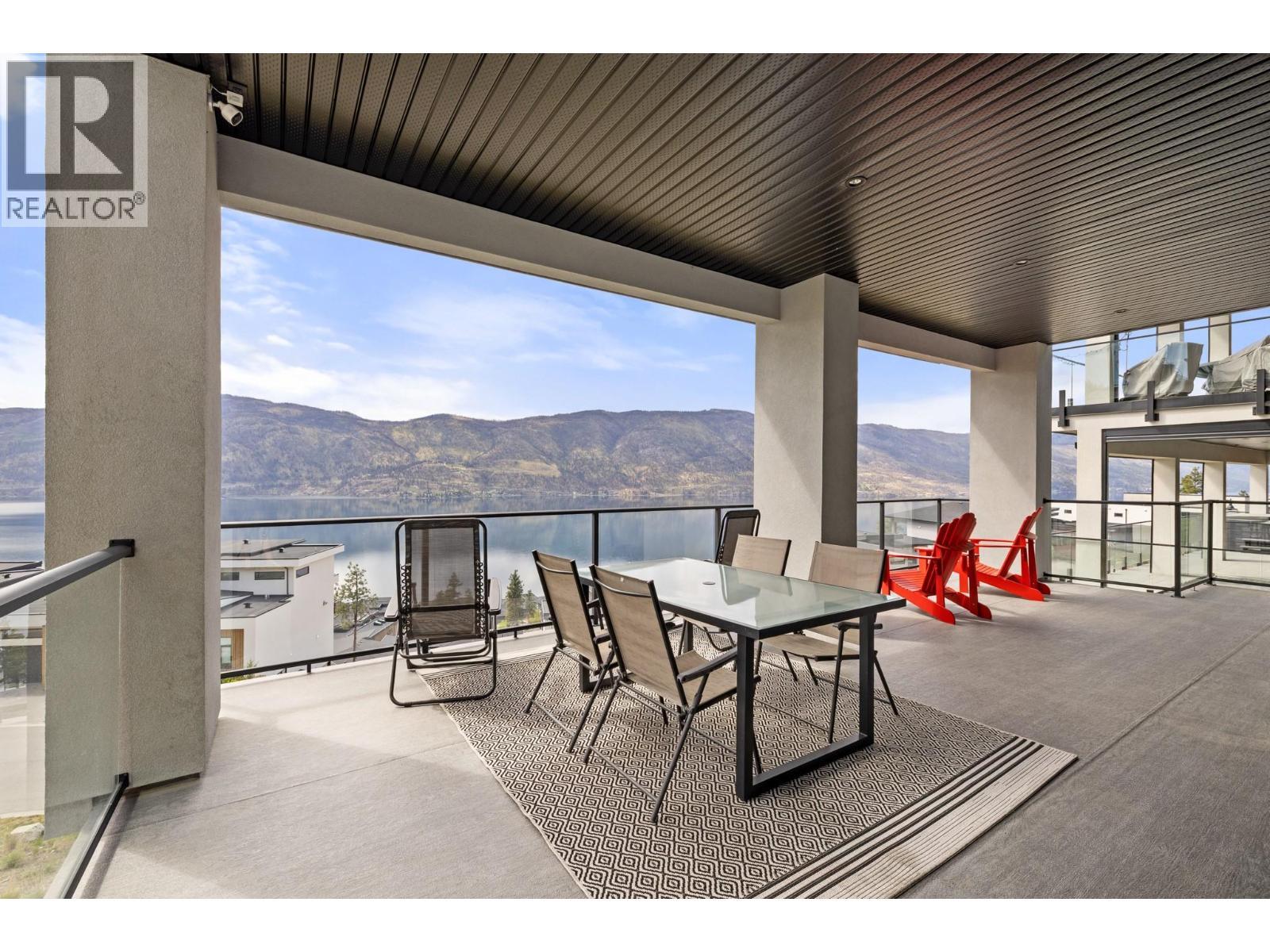Lower deck - 3663 Mckinley Beach Drive, Kelowna, BC - Outdoor With Balcony With Deck Patio Veranda With Exterior