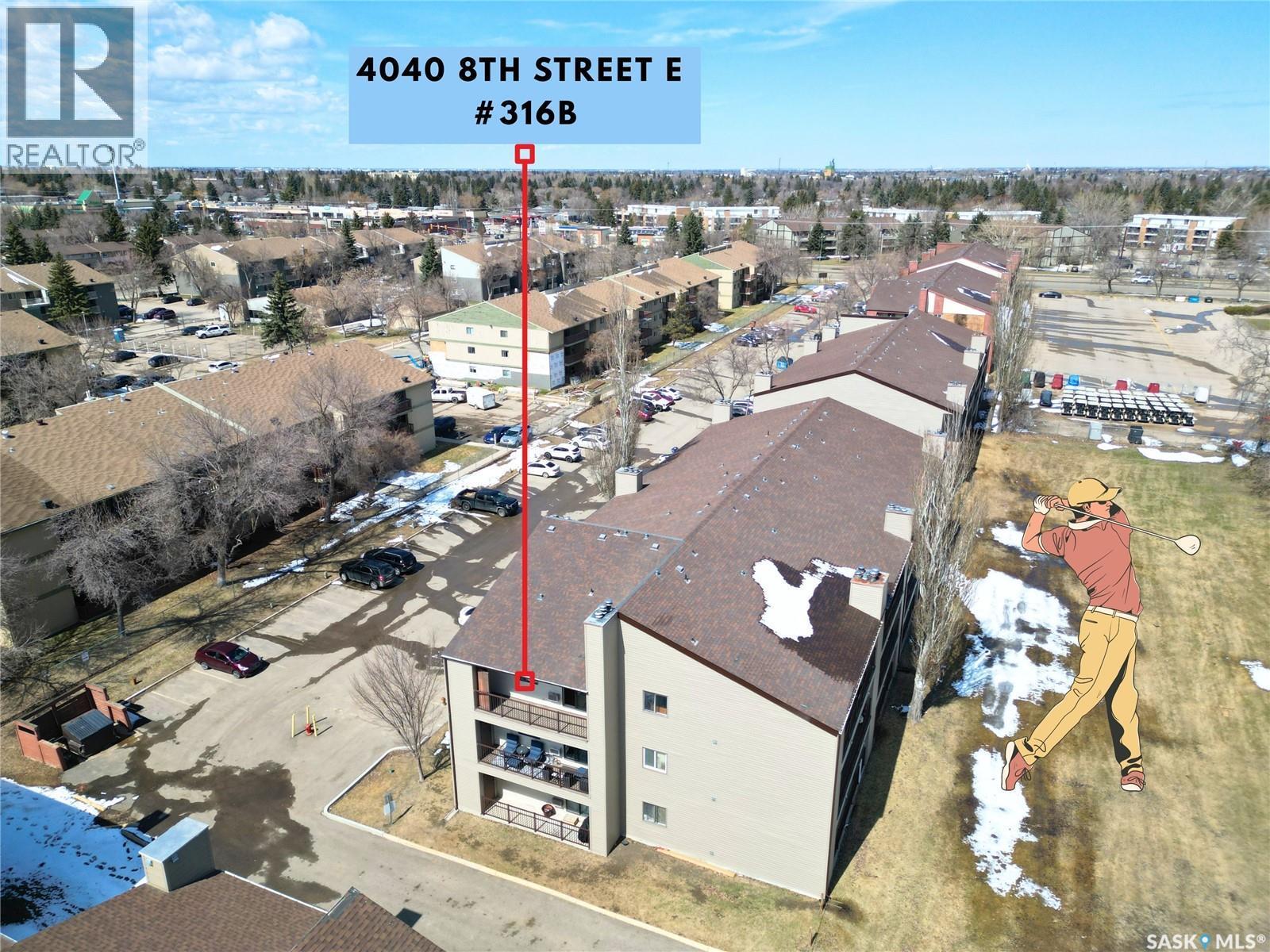 316B 4040 8Th Street E, Saskatoon, SK - Outdoor With View