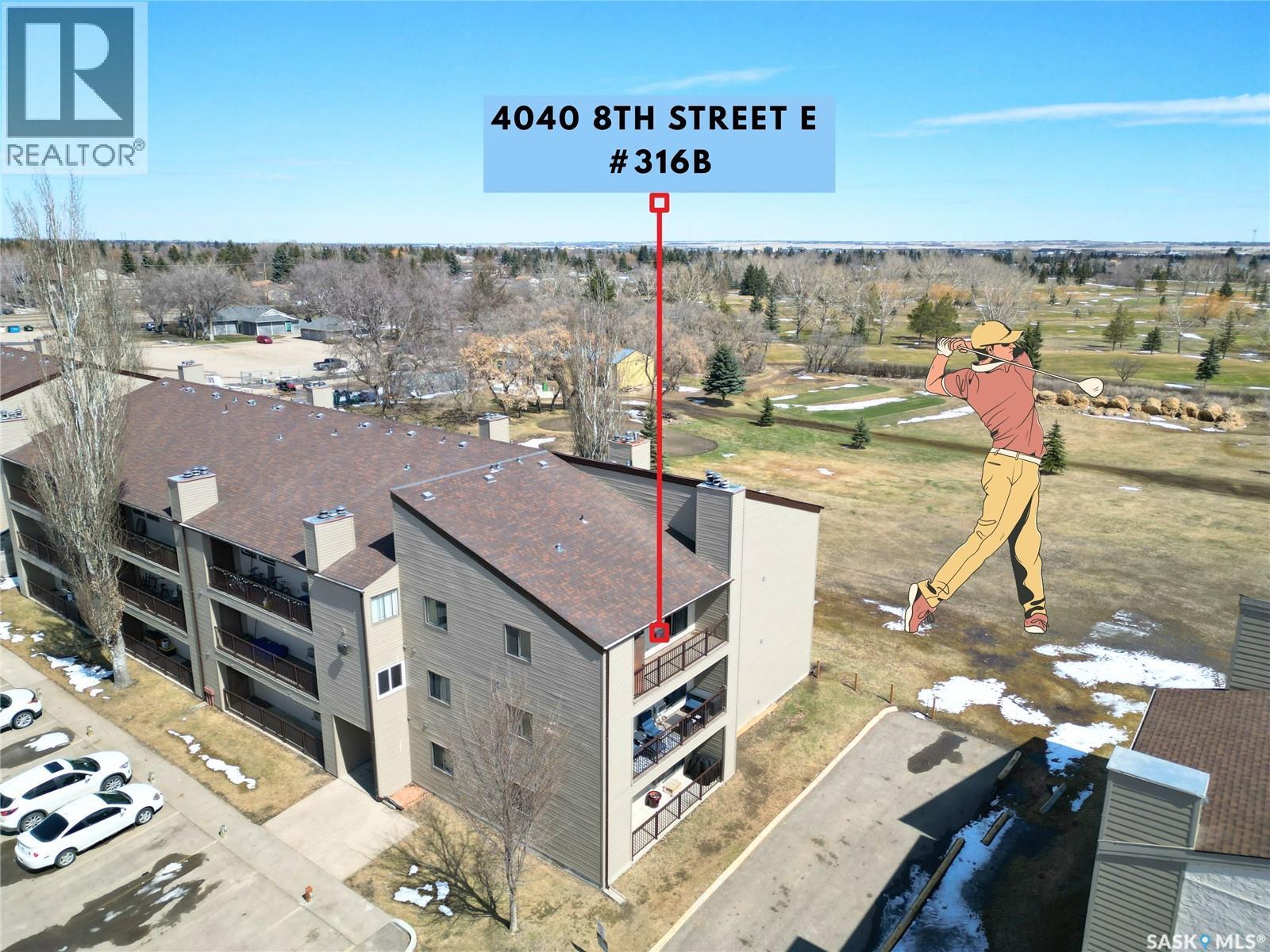 316B 4040 8Th Street E, Saskatoon, SK - Outdoor With View
