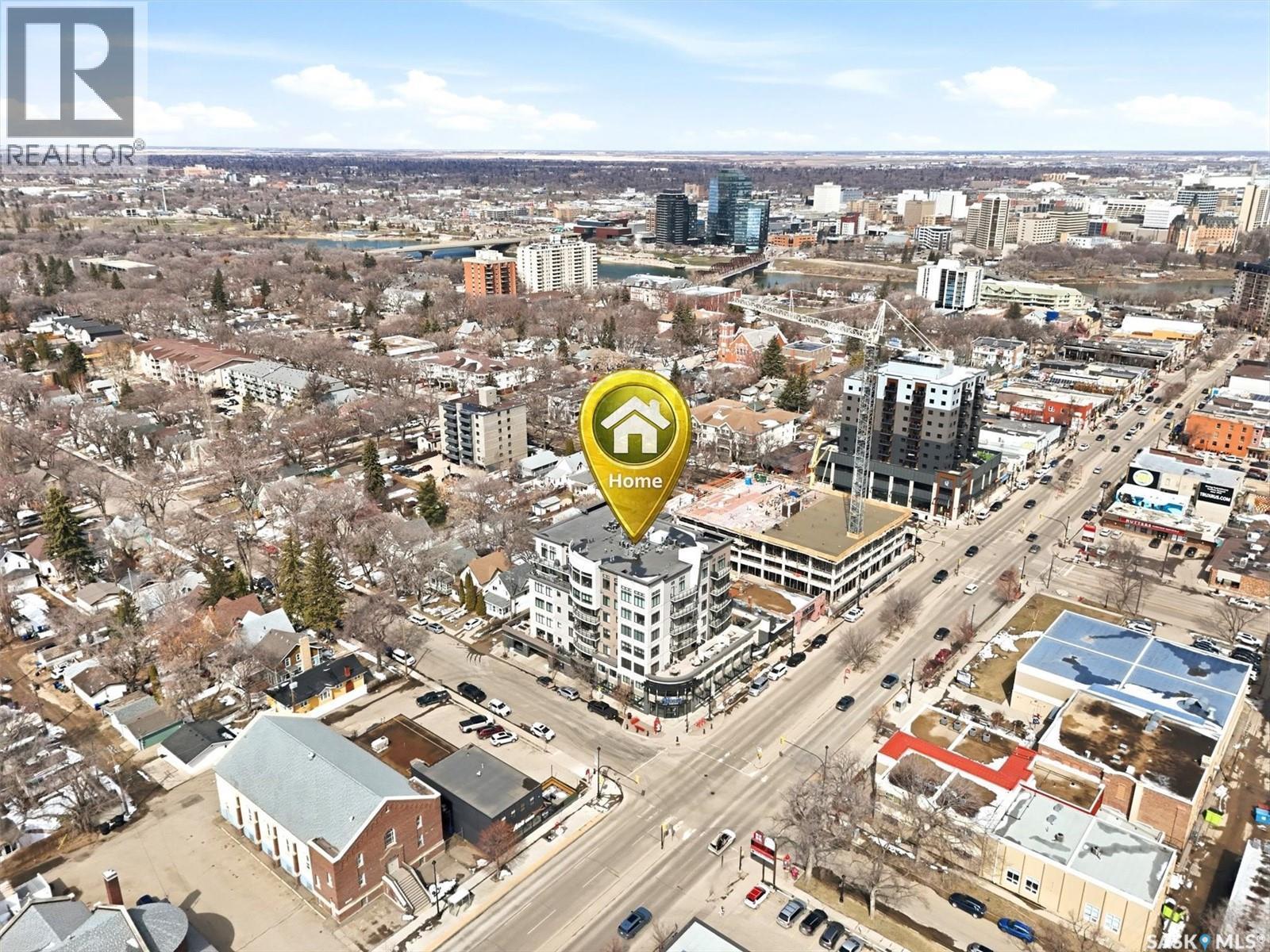 702 922 Broadway Avenue, Saskatoon, SK - Outdoor With View