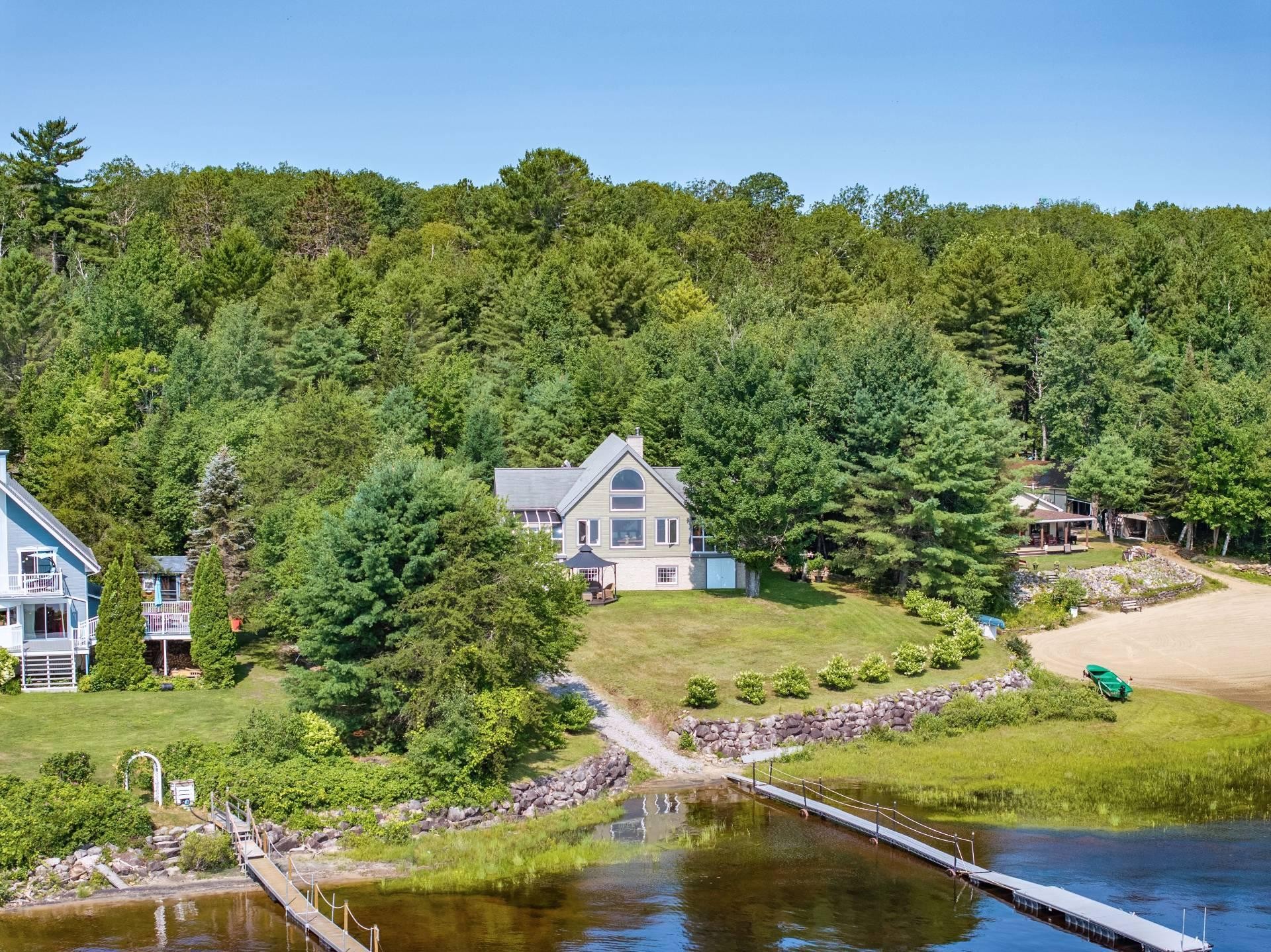 Overall view - 100 Ch. Mccarthy, Grand-Remous, QC - Outdoor With Body Of Water With View