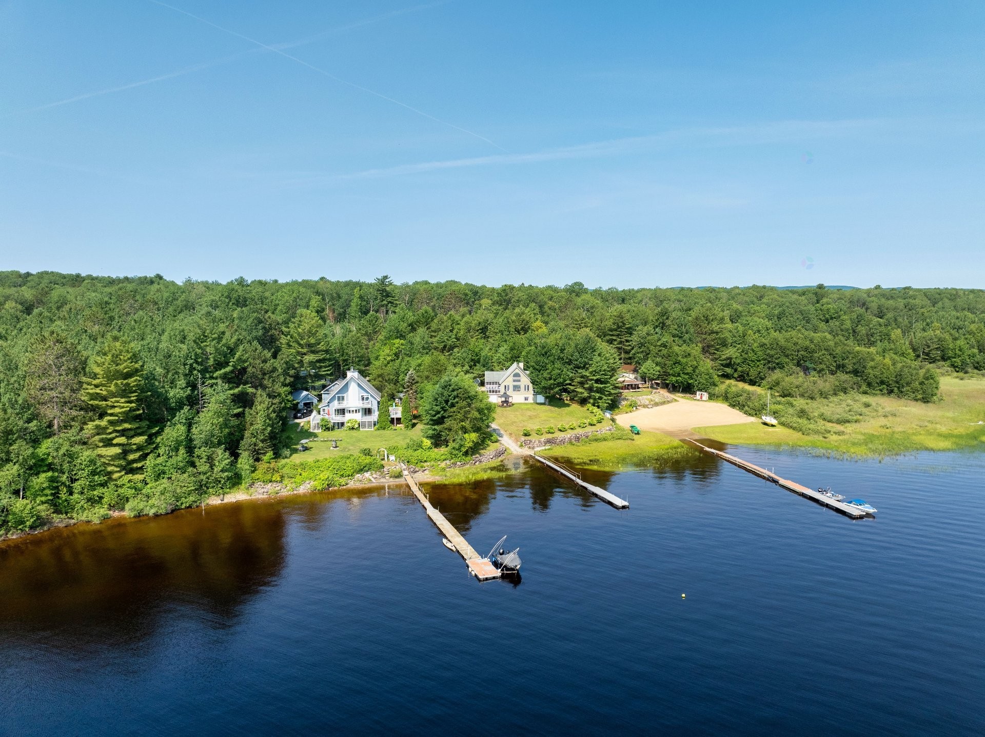 Overall view - 100 Ch. Mccarthy, Grand-Remous, QC - Outdoor With Body Of Water With View