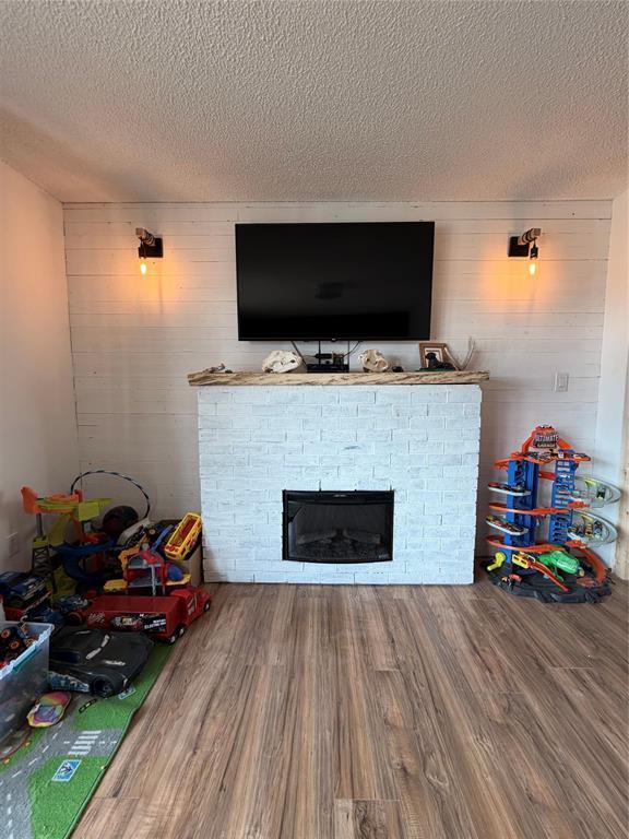 30113 20N Road, Grunthal, MB - Indoor Photo Showing Living Room With Fireplace