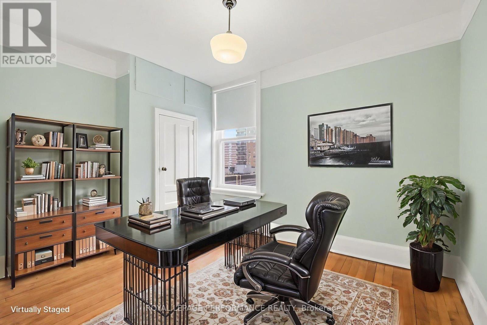 virtually staged - 3rd bedroom - 506 Wentworth Avenue, Ottawa, ON - Indoor Photo Showing Office