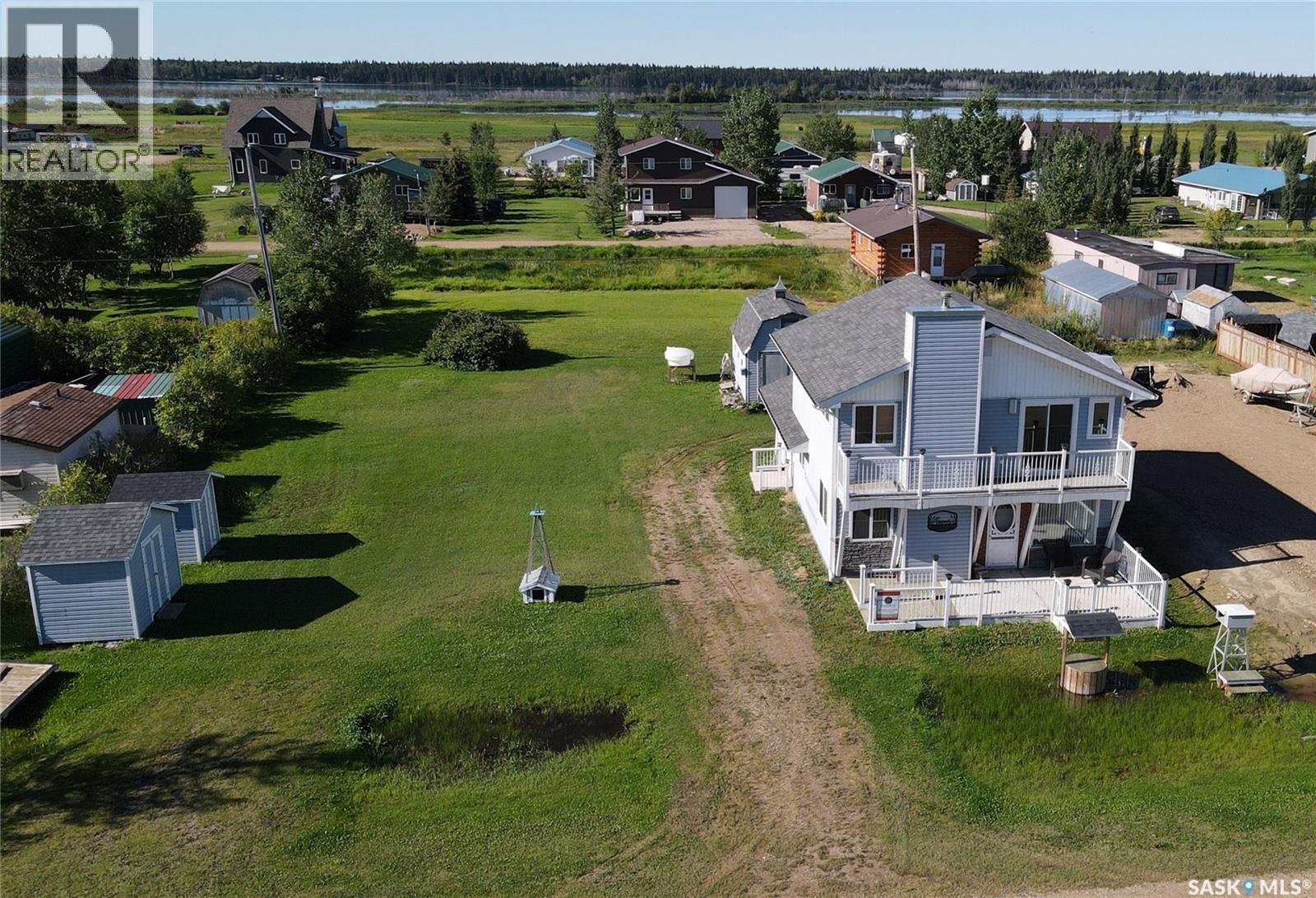 6 Bronco Drive, Delaronde Lake, SK - Outdoor With Deck Patio Veranda With View