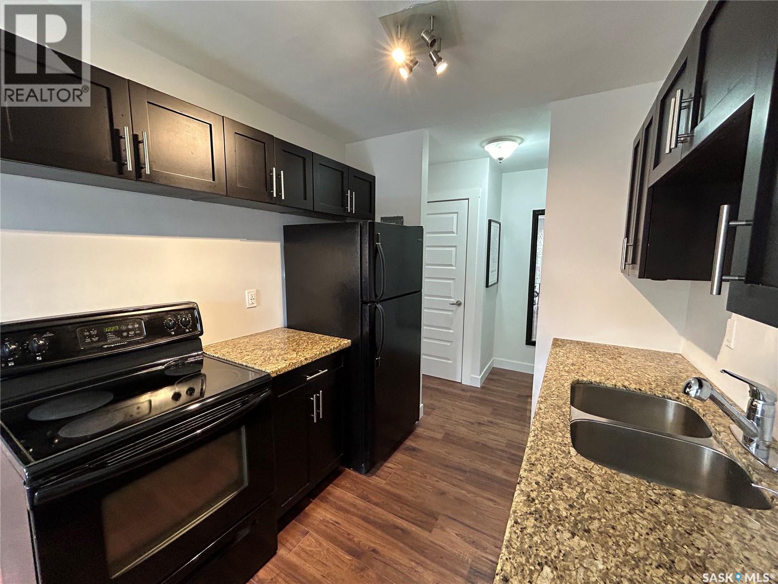 17 208 Lindsay Place, Saskatoon, SK - Indoor Photo Showing Kitchen With Double Sink