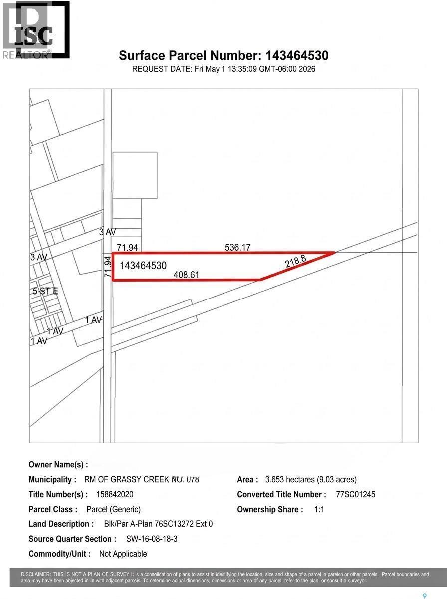 8241 Range Road, Shaunavon, SK
