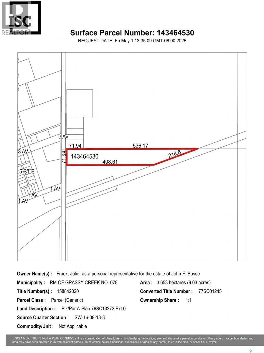 8241 Range Road, Shaunavon, SK