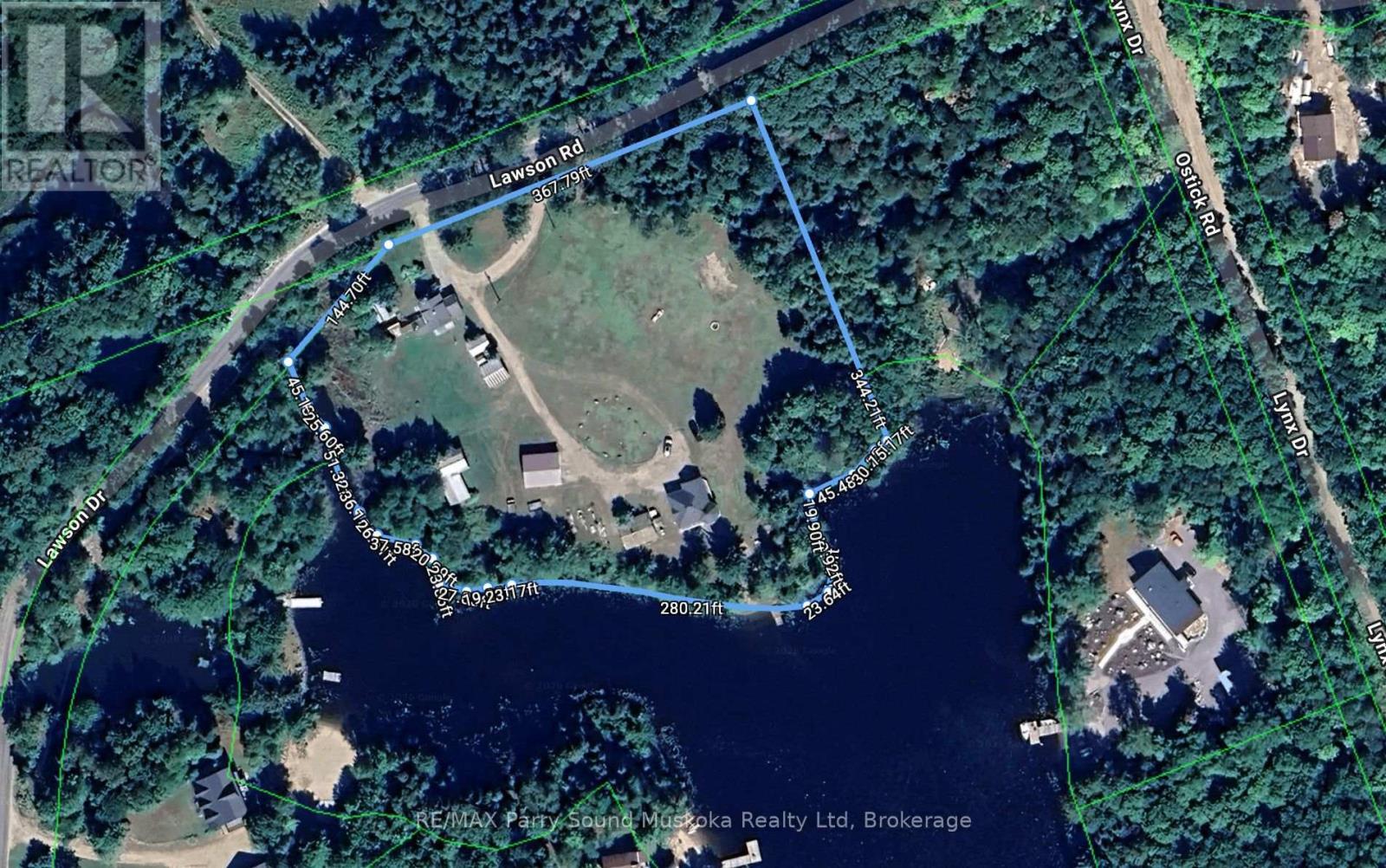 Approximate outline - 132 Lawson Drive, Kearney, ON - Outdoor With View