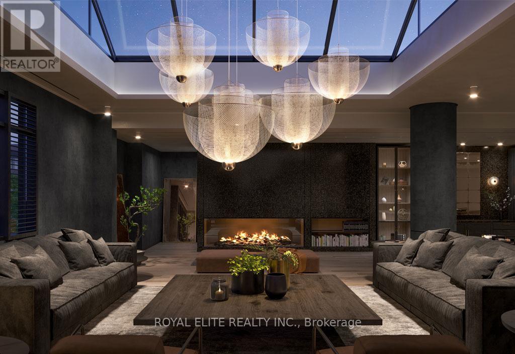1807 - 8 Interchange Way, Vaughan, ON - Indoor Photo Showing Living Room