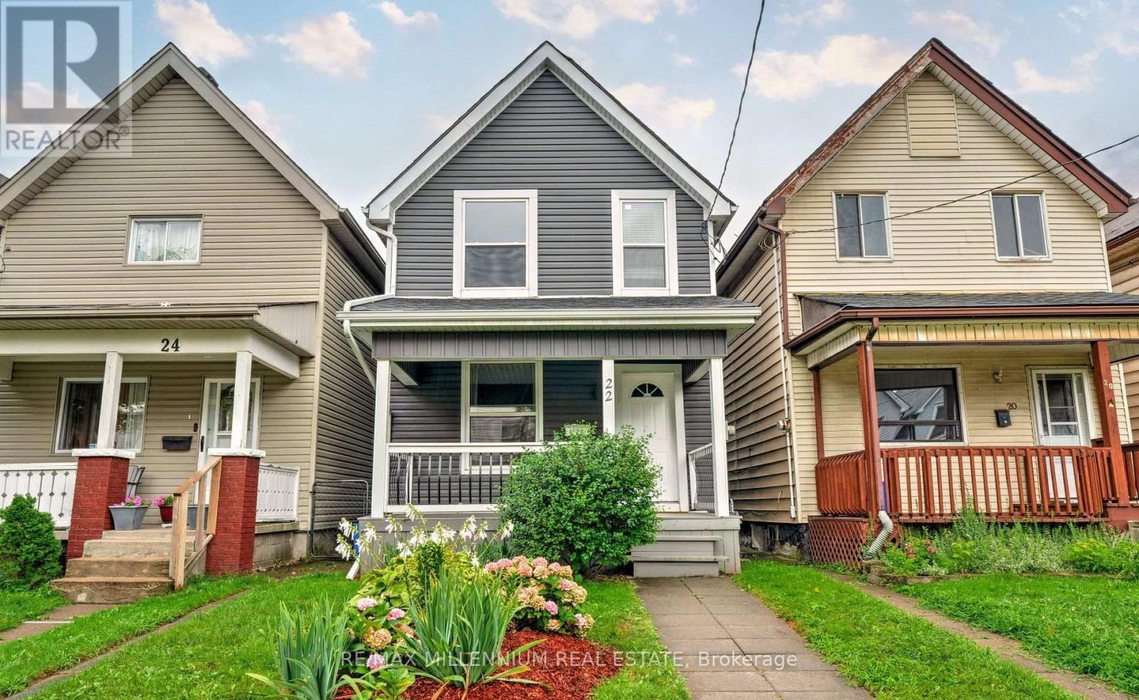 22 Francis Street, Hamilton, ON - Outdoor With Deck Patio Veranda With Facade