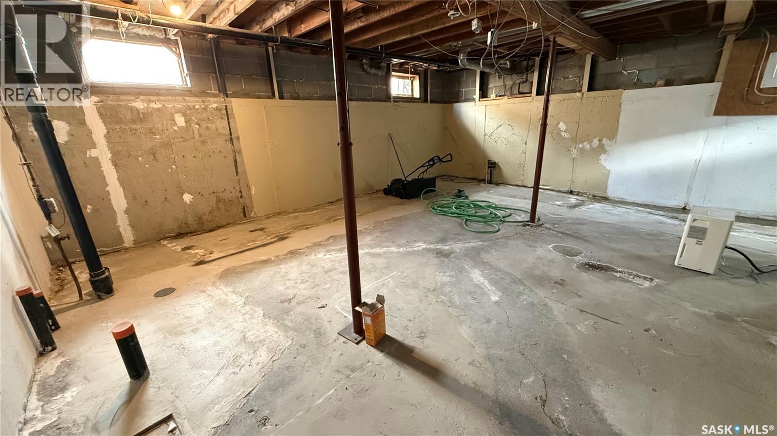 108 Front Street N, Pense, SK - Indoor Photo Showing Basement