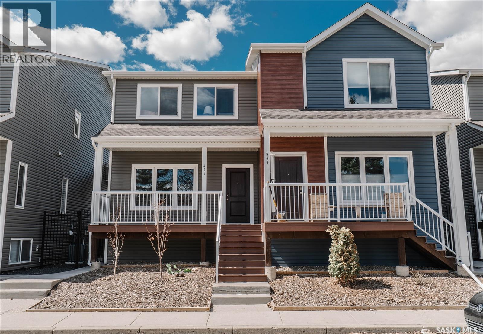 451 L Avenue S, Saskatoon, SK - Outdoor With Deck Patio Veranda With Facade