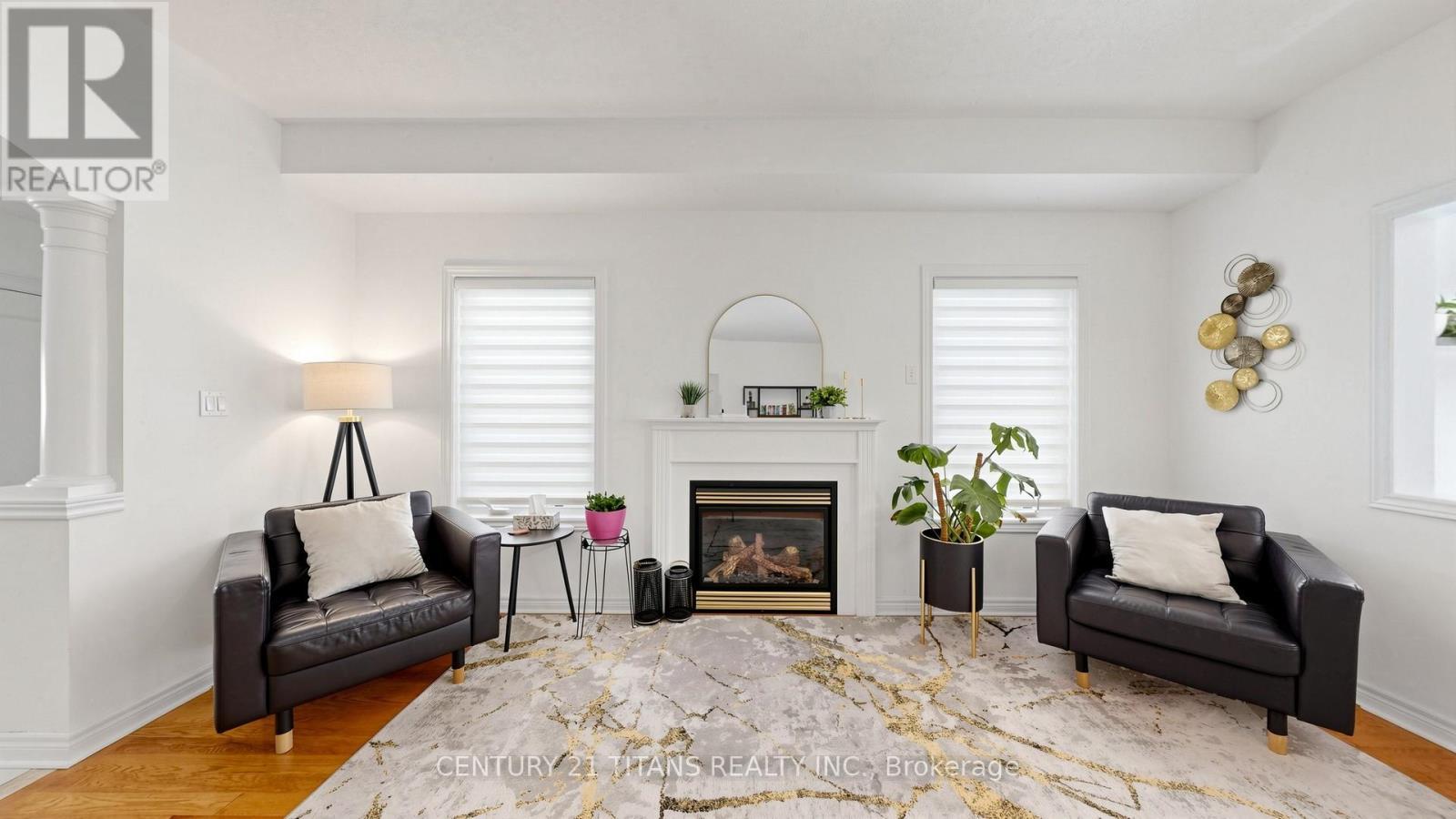 13 Pamgrey Road, Markham, ON - Indoor Photo Showing Living Room With Fireplace