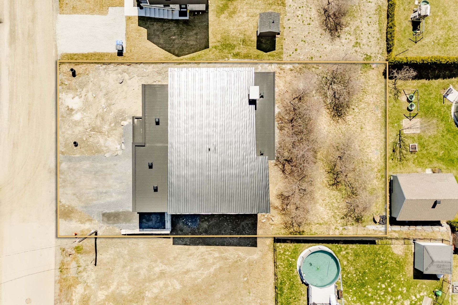 Aerial View - 22 Rue Denise, Compton, QC -